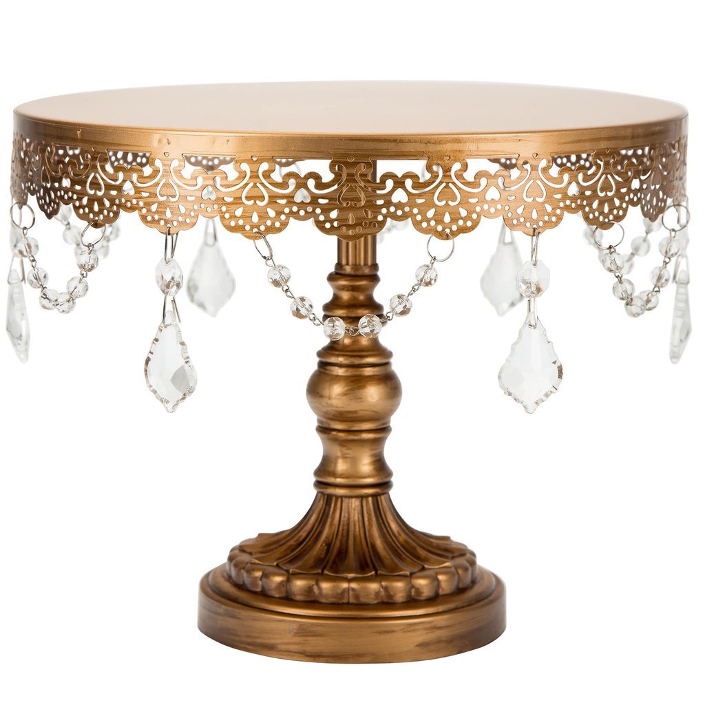 Sophia 10 inch Gold Cake Stand Amalfi