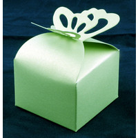 Favour Box  Butterfly Green (10)