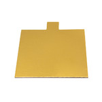 Tab Slice Board 100mm Square GOLD (100)