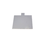 Tab Slice Board 55mm Square SILVER (100)