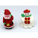 3D Christmas Santa & Snowman 25mm (32)