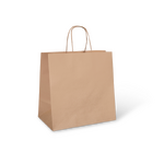 Twist Handle Kraft Paper Bag  X - Large - 420X320X110MM