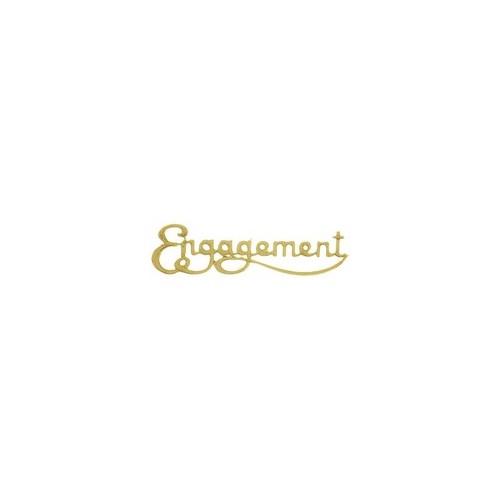 Plaque ENGAGEMENT Gold (ea)