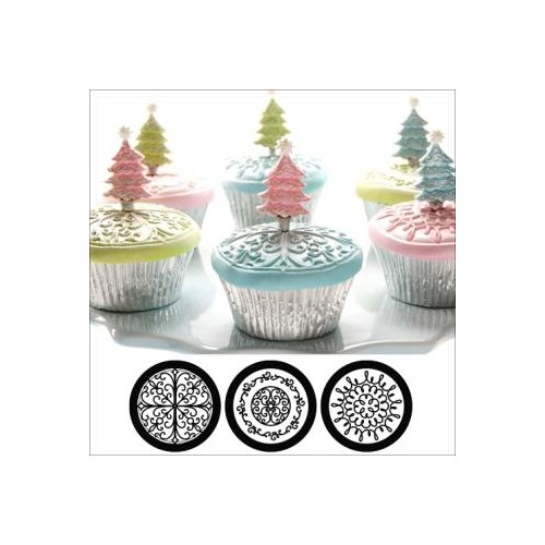 Cupcake and Cookie Textured Tops  Scroll
