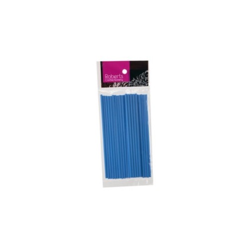 Lollipop Sticks  150mm Baby Blue (25 pk)