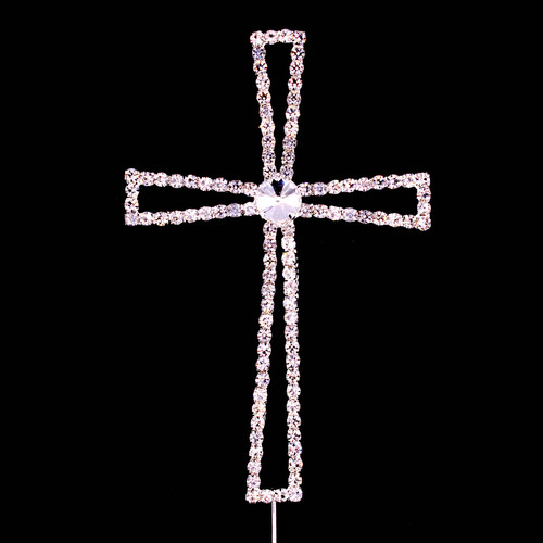 Bling Diamante 8cm Maltese Cross