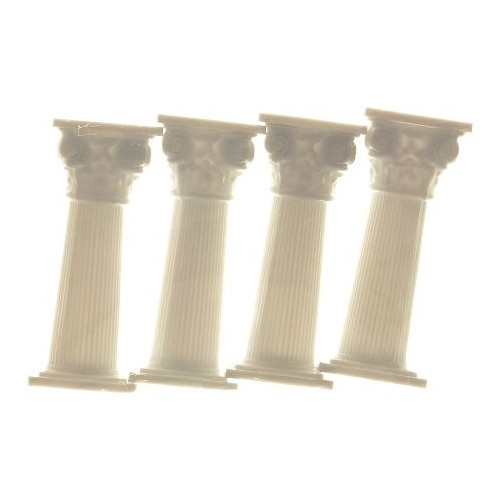 Pillar Square Corinthian 3 inch White (1 pillar)