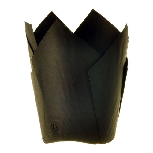 Confeta Tulip Cup Black 60 x175 (200)