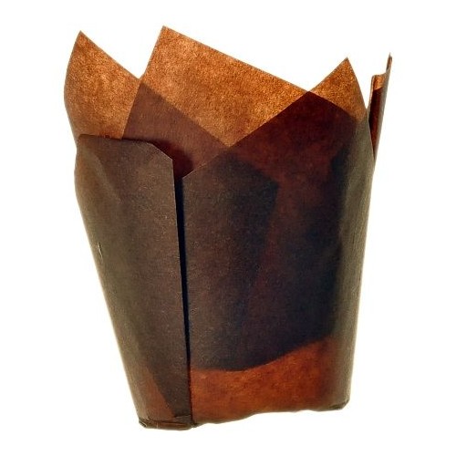 Confeta Tulip Cup Chocolate 60x175 (100)