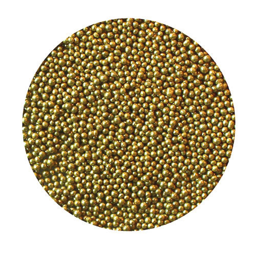 METALLIC GOLD 4mm EDIBLE CACHOUS PEARLS - 1KG BA8401  Ultimate Cake Group  - Wholesale Cake Decorating Supplies