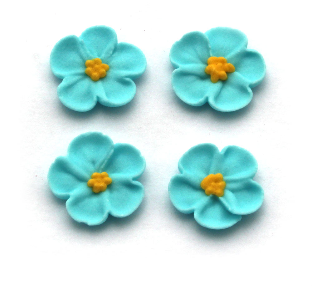 Flowers - 5 petal Blue Small 2cm (Bx 200)
