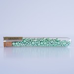 Pastel Green Silver Leaf Arazan Sugar Pearls 9g