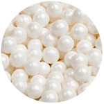 10mm WHITE PEARL Cachous 1kg by Amarischia