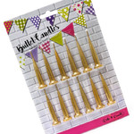 Bullet Candles GOLD (12)
