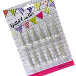 Bullet Candles SILVER (12)