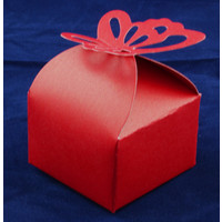 Favour Box  Butterfly Red (10)