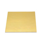 Slip Board 100mm Gold Square 1.5mm Thick (100)