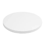  MDF Board 10mm White Round 16"