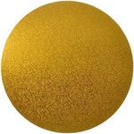 4mm MDF Board Gold Round 16"