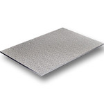 4mm MDF Board Silver Rectangle 9x12in