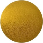 6mm MDF Board Gold Round 12"