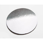 2mm Cake Board 10" Silver Round (50)