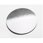 3mm Cake Board Std 08" Round Silver (5 pack )