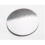 3mm Cake Board Std 09" Round Silver (5 pack )