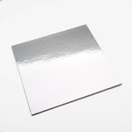 3mm Cake Board Std 09" Square Silver (5 pack )
