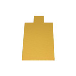 Tab Slice Board 120 x 75mm Rect GOLD (100)