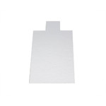 Tab Slice Board 95 x 55mm Rect SILVER (100)