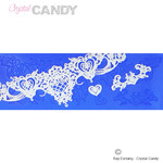 Crystal Candy Gold Lace Mat Heart and Soul