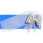 Crystal Candy Gold Lace Mat Hessian
