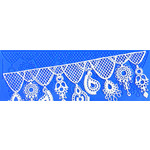 Crystal Candy Gold Lace Mat Princess Jewels
