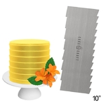 Buttercream Comb PLEATS 10 Inch