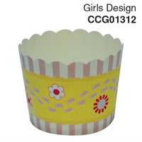 Cupcake Case  Girls Design (Tube 25)