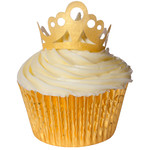 Edible Wafer Gold Tiaras (10) B/Before July 2020
