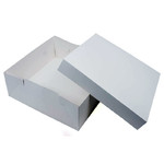 16x16x6" Cake Box 600um PE Milkboard (50)