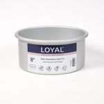 LOYAL Elite 4" DEEP Cake Tin 8" Round