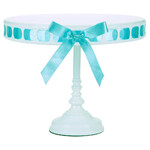 Tiffany Ribbon Set of 3 Tall Cake Stand