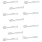 Dessert Bar Fork Clear (100)