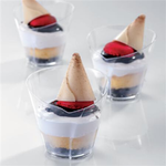 WAFFLE 70ml Dessert Cup (100)