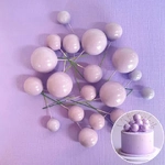 DECO FOAM BALL TOPPER | 20 PC SET -LILAC