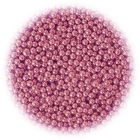 6mm METALLIC PINK Cachous 1kg Bag