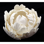 Peony White Closed No Stamen 90mm (Box 6)