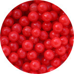 Cachous 8mm Shiny Red HS 50g