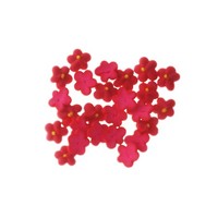 Flower  5 Petal Baby Red 1cm (150)