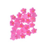 Flower 5 Petal Baby  Pink 1cm Hangsell 25pce
