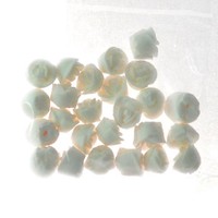 Rose Whirl Baby White 1.3cm Hangsell 25pc