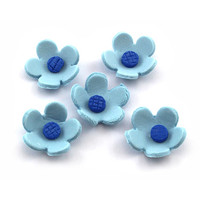 Blossom 2cm Blue Hangsell (12 pce)